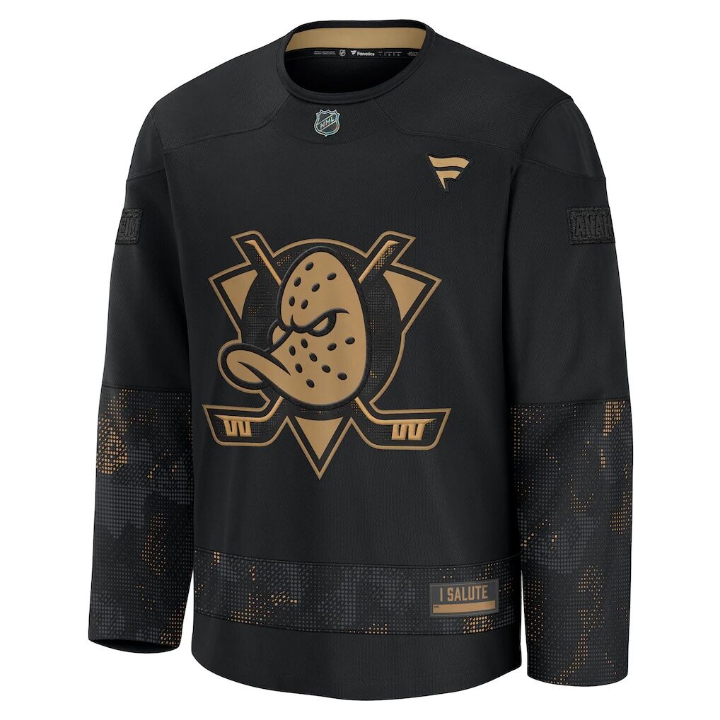 Anaheim Ducks Fashion7 2024 Military Appreciation Practice Jersey
