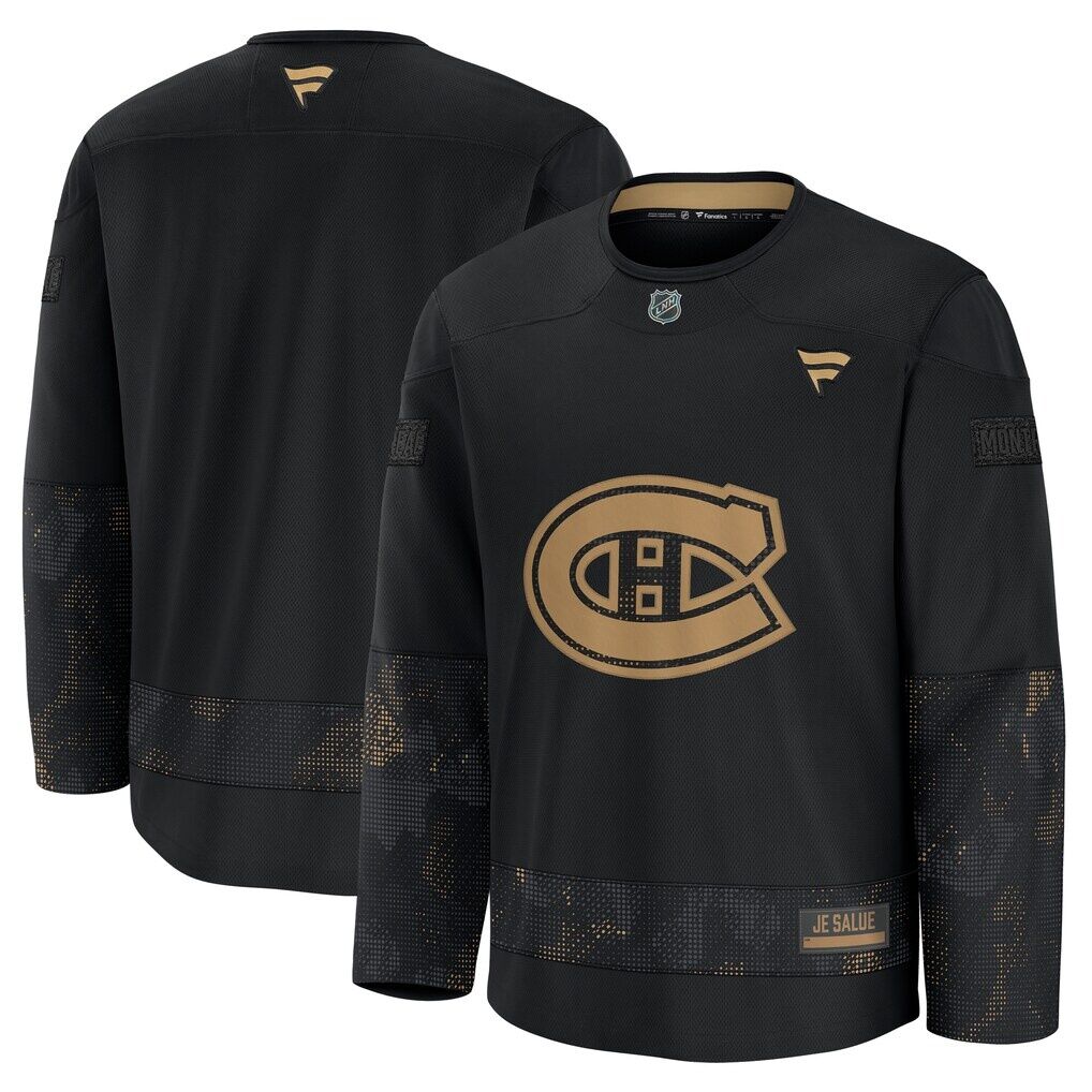 Montreal Canadiens Fashion7 2024 Military Appreciation Practice Jersey