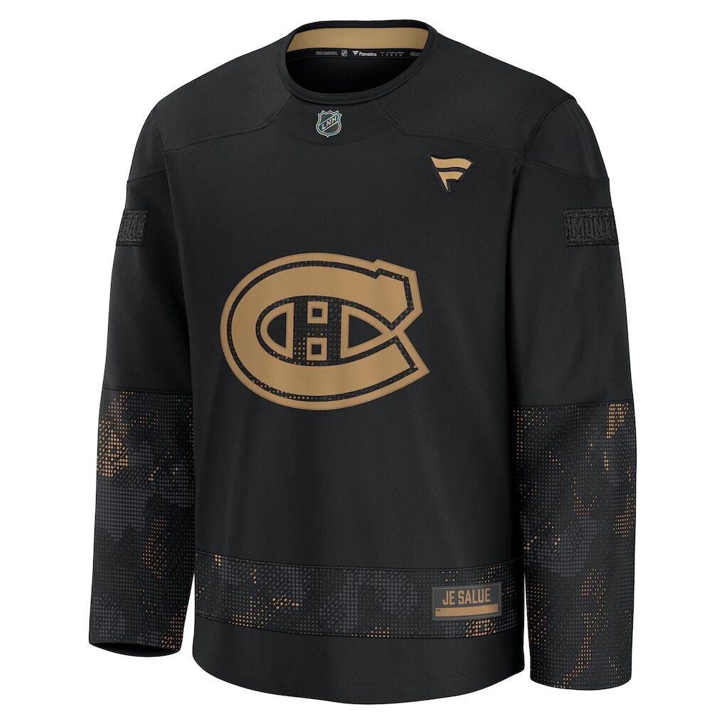 Montreal Canadiens Fashion7 2024 Military Appreciation Practice Jersey