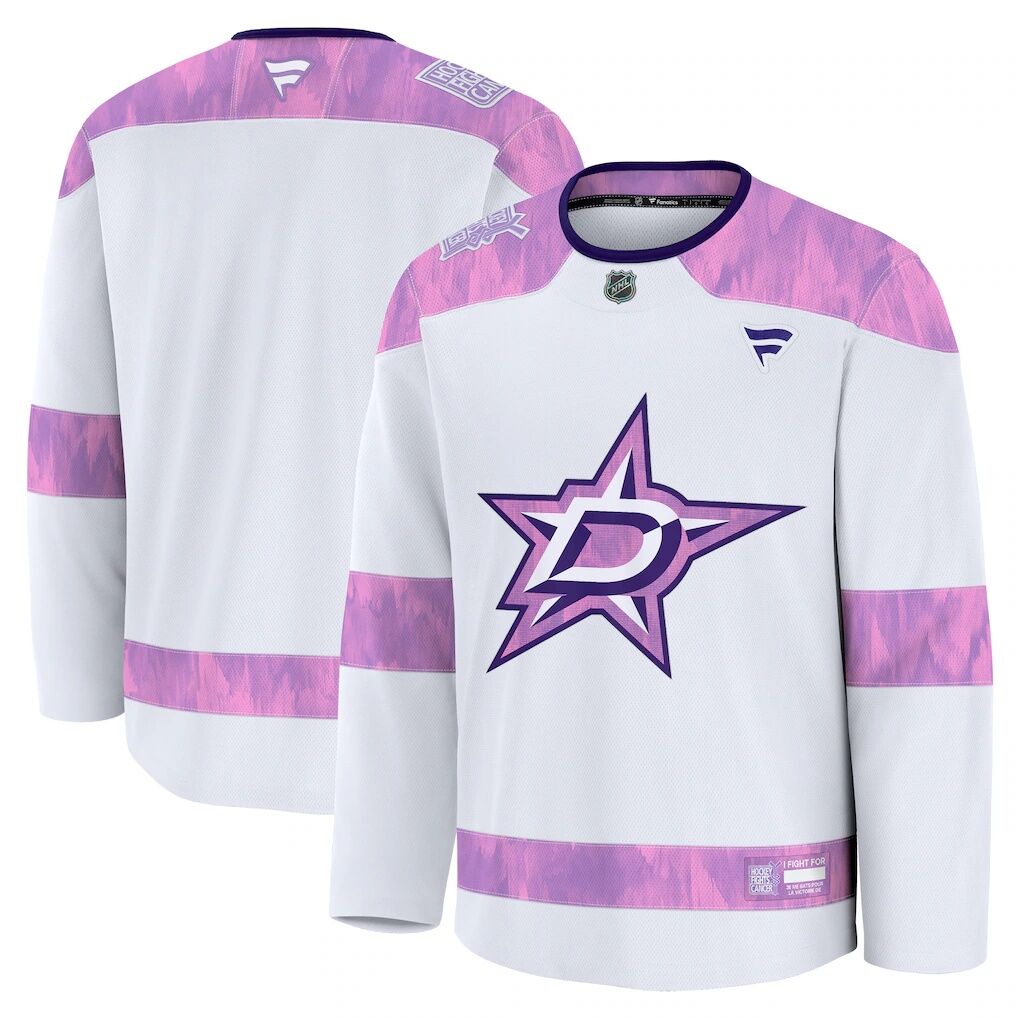 Dallas Stars Fashion7 2024 Hockey Fights Cancer Practice Jersey