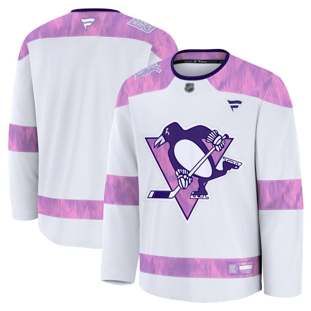 Pittsburgh Penguins Fashion7 2024 Hockey Fights Cancer Practice Jersey