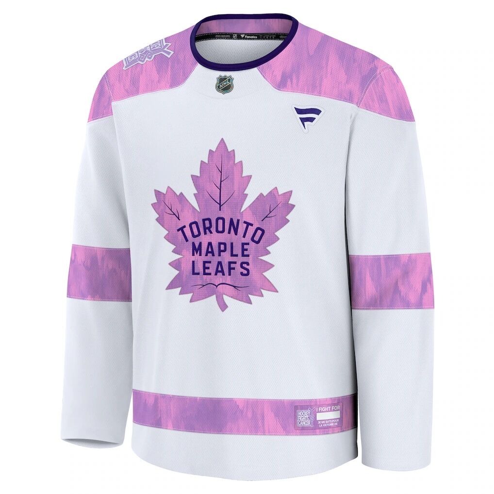 Toronto Maple Leafs Fashion7 2024 Hockey Fights Cancer Practice Jersey