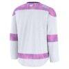 New York Rangers Fashion7 2024 Hockey Fights Cancer Practice Jersey - White - Detail View