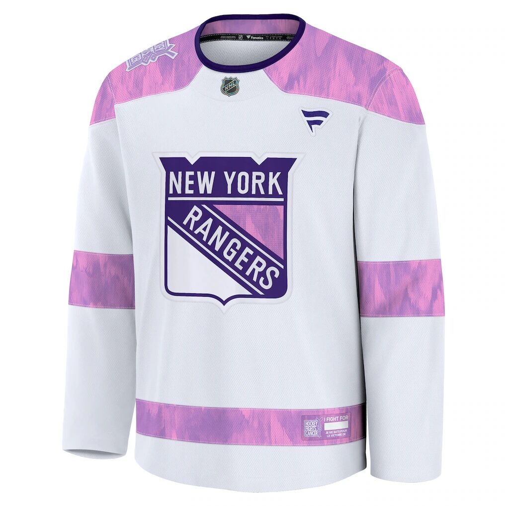 New York Rangers Fashion7 2024 Hockey Fights Cancer Practice Jersey