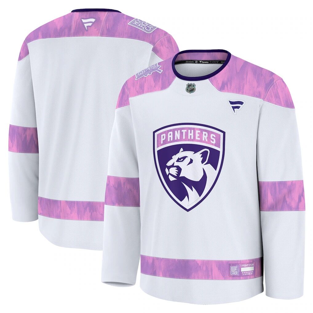 Florida Panthers Fashion7 2024 Hockey Fights Cancer Practice Jersey