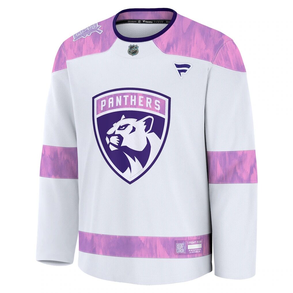 Florida Panthers Fashion7 2024 Hockey Fights Cancer Practice Jersey