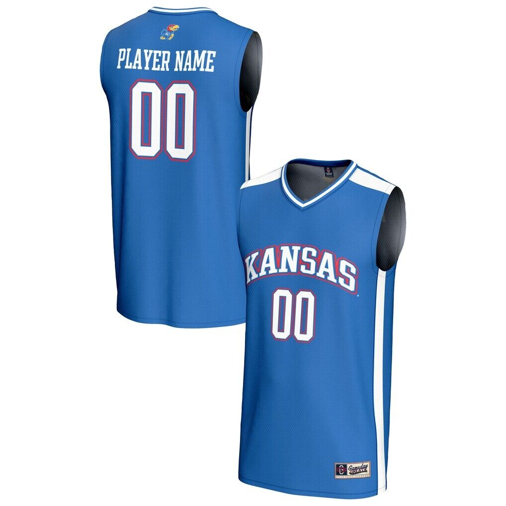 Kansas Jayhawks GameDay Greats Youth NIL Lightweight Women's Basketball Fashion Jersey - Royal