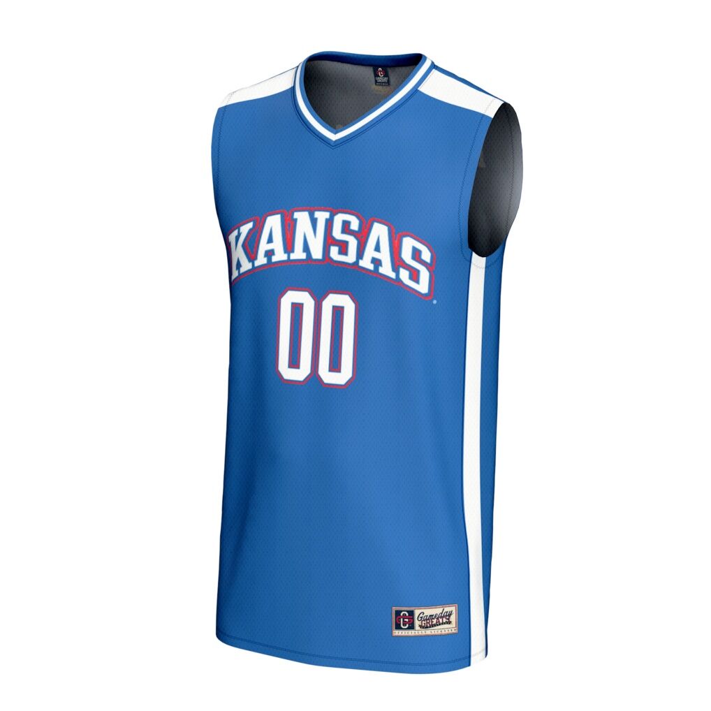 Kansas Jayhawks GameDay Greats Youth NIL Lightweight Women's Basketball Fashion Jersey - Royal