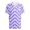 Real Madrid adidas Unisex Lifestyler Fashion Jersey - Purple - Alt1
