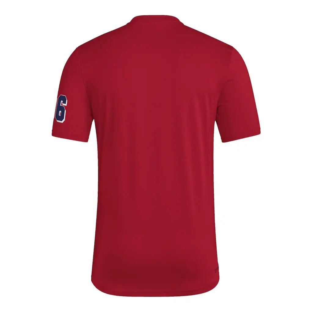 New England Revolution adidas 2025 Archive Collection Jersey Hook T-Shirt