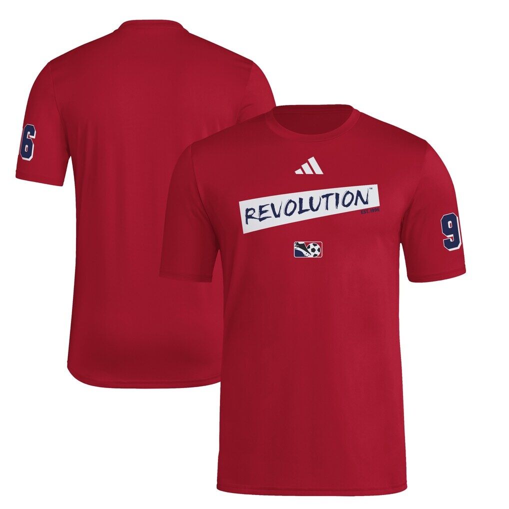 New England Revolution adidas 2025 Archive Collection Jersey Hook T-Shirt