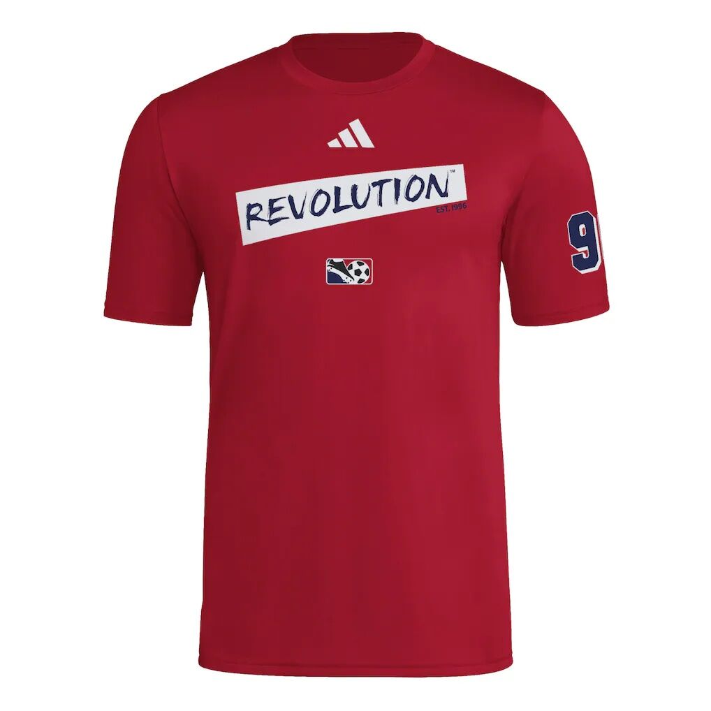 New England Revolution adidas 2025 Archive Collection Jersey Hook T-Shirt