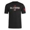 D.C. United adidas 2025 Archive Collection Jersey Hook T-Shirt - Black - Side View