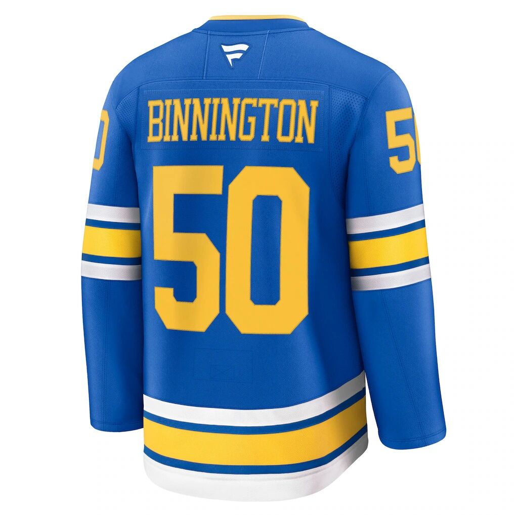 Jordan Binnington St. Louis Blues Fashion7 Home Premium Player Jersey