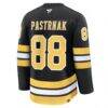 David Pastrnak Boston Bruins Fashion7 Home Premium Player Jersey - Black - Detail View