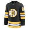 David Pastrnak Boston Bruins Fashion7 Home Premium Player Jersey - Black - Side View