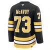 Charlie McAvoy Boston Bruins Fashion7 Home Premium Player Jersey - Black - Detail View