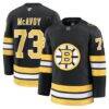 Charlie McAvoy Boston Bruins Fashion7 Home Premium Player Jersey - Black - Front View