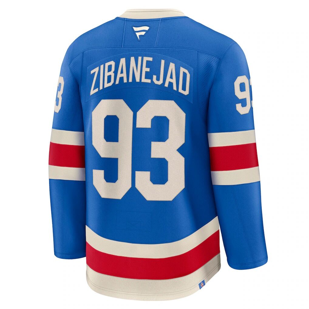 Mika Zibanejad New York Rangers Fashion7 Centennial Premium Jersey