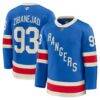 Mika Zibanejad New York Rangers Fashion7 Centennial Premium Jersey - Blue - Front View