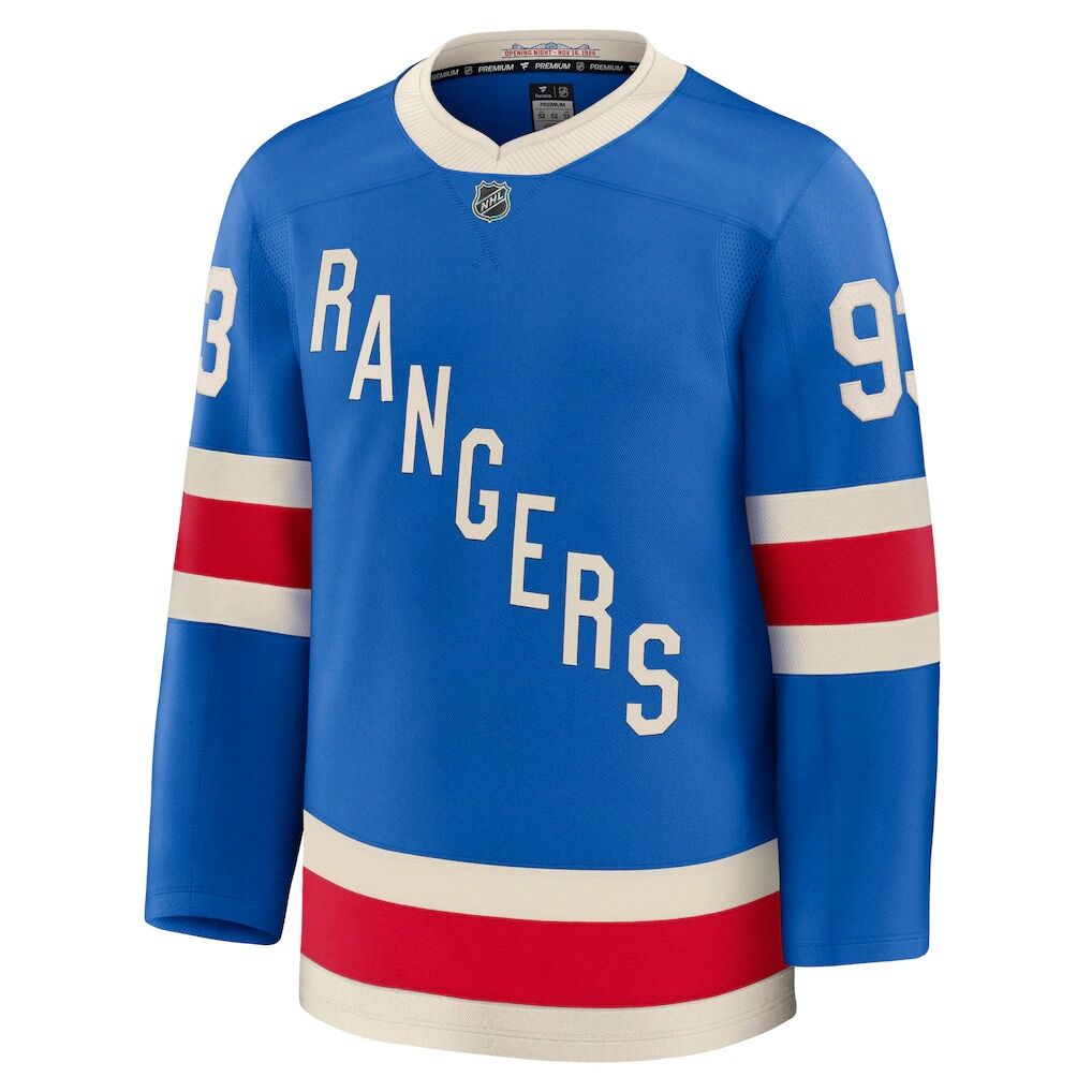 Mika Zibanejad New York Rangers Fashion7 Centennial Premium Jersey