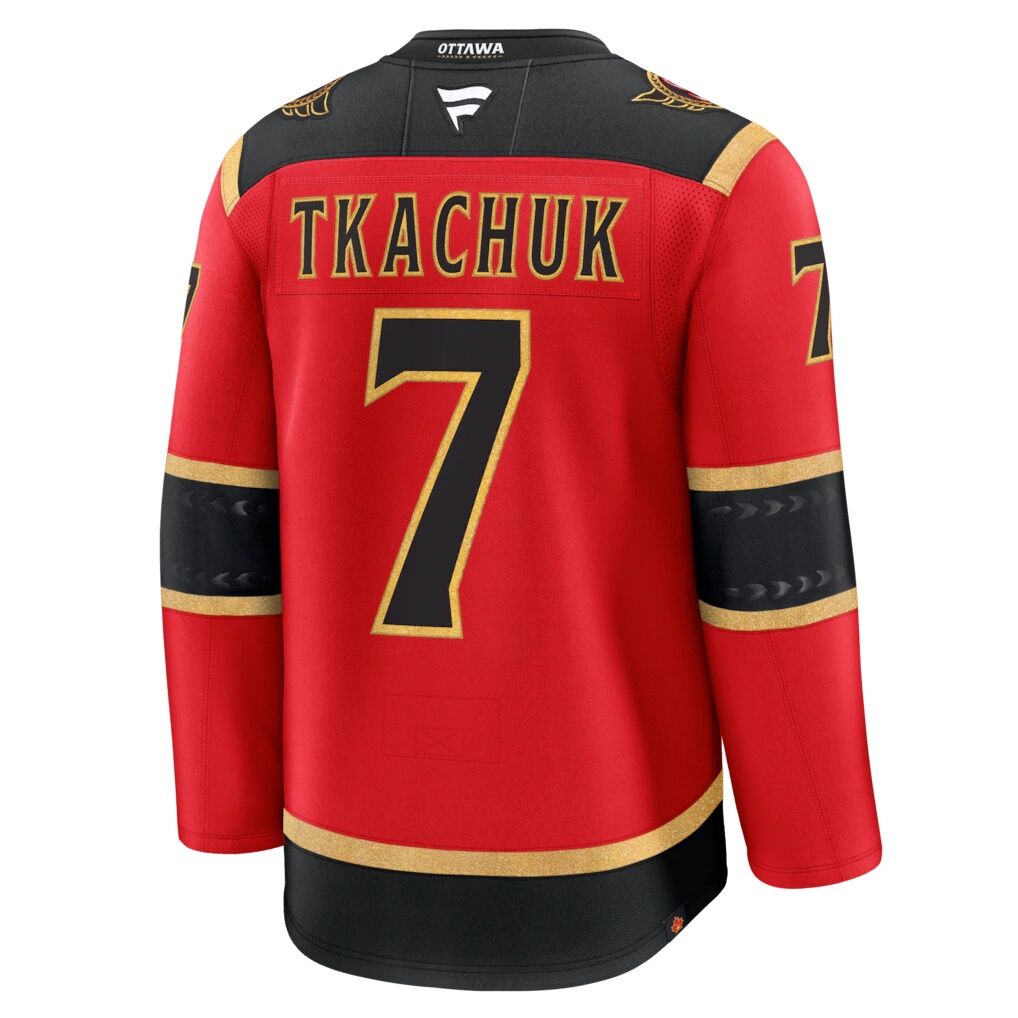 Brady Tkachuk Ottawa Senators Fashion7 Alternate Premium Jersey