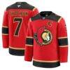 Brady Tkachuk Ottawa Senators Fashion7 Alternate Premium Jersey - Red - Front View