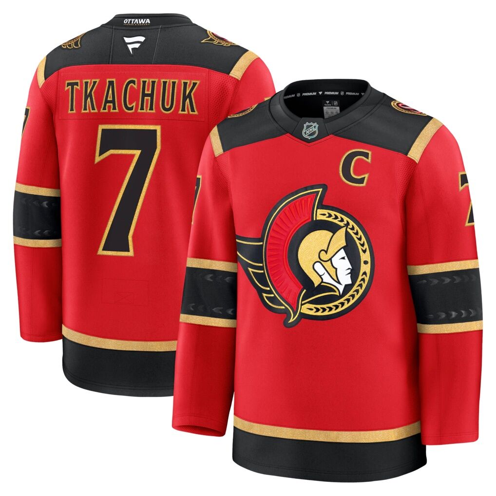 Brady Tkachuk Ottawa Senators Fashion7 Alternate Premium Jersey