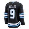 Clayton Keller Utah Mammoth Fashion7 Home Premium Player Jersey - Black - Detail View