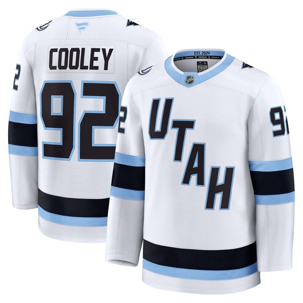 Logan Cooley Utah Mammoth Fashion7 Away Premium Player Jersey