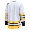 Boston Bruins Fashion7 Away Breakaway Jersey - White - Detail View