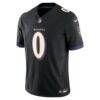 Roquan Smith Baltimore Ravens Nike Alternate Vapor F.U.S.E. Limited Jersey - Black - Side View