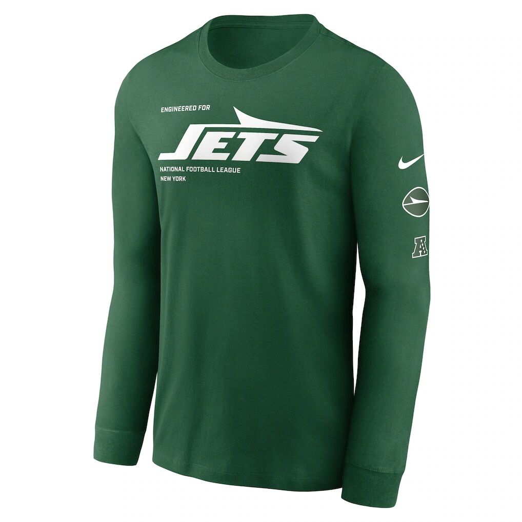 New York Jets Nike Play to Win Essential Long Sleeve T-Shirt
