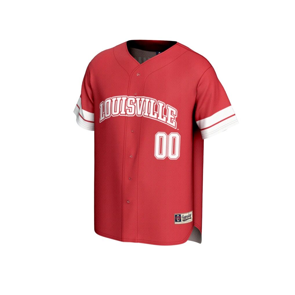 Louisville Cardinals GameDay Greats Unisex NIL Pick-A-Player Baseball Lightweight Jersey