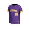 LSU Tigers GameDay Greats Youth NIL Pick-A-Player Baseball Lightweight Jersey - Purple - Side View