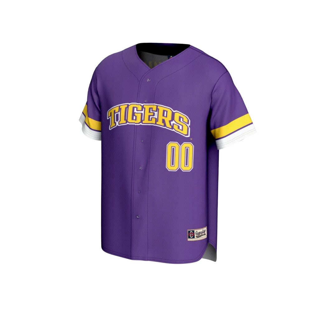 LSU Tigers GameDay Greats Youth NIL Pick-A-Player Baseball Lightweight Jersey