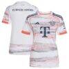 Bayern Munich adidas Women's 2025/26 Away Replica Jersey - White - Front View