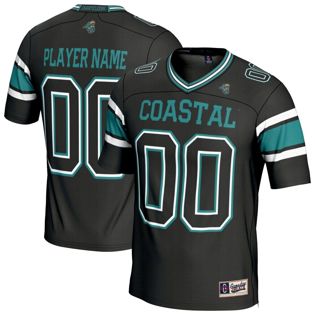 Coastal Carolina Chanticleers GameDay Greats Youth NIL Lightweight Collegiate Football Fashion Jersey