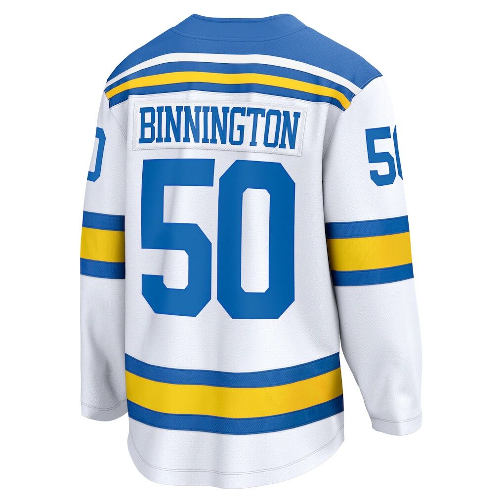Jordan Binnington St. Louis Blues Fashion7 Away Breakaway Player Jersey