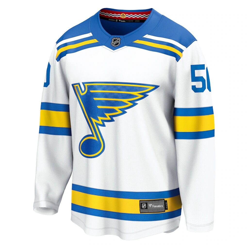 Jordan Binnington St. Louis Blues Fashion7 Away Breakaway Player Jersey