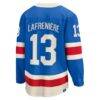 Alexis Lafreniere New York Rangers Fashion7 Centennial Breakaway Jersey - Blue - Detail View