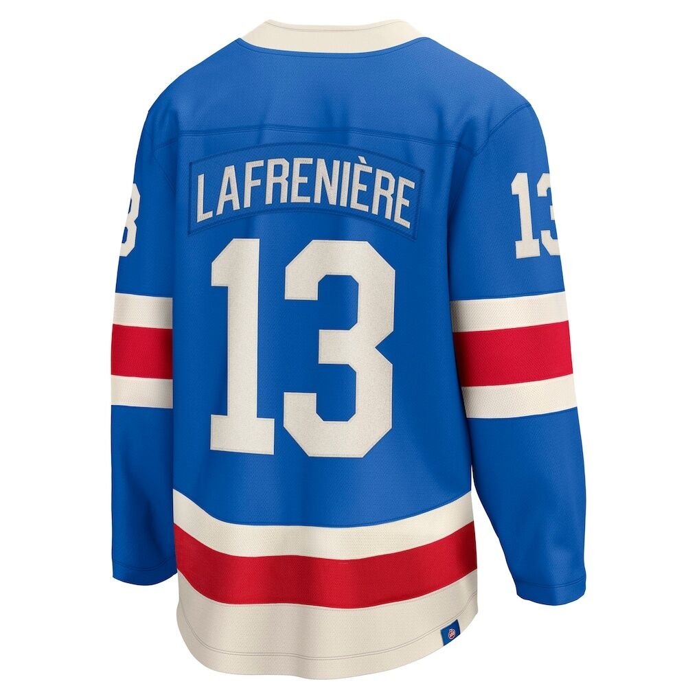 Alexis Lafreniere New York Rangers Fashion7 Centennial Breakaway Jersey
