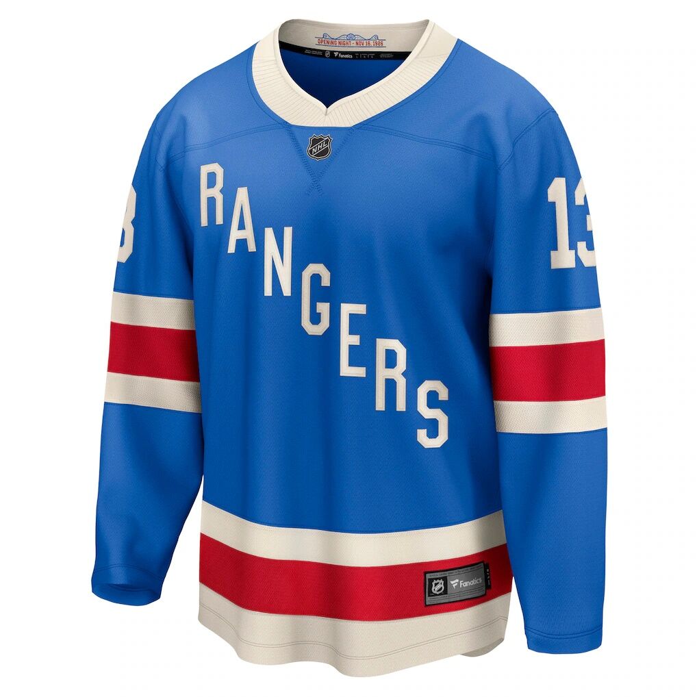 Alexis Lafreniere New York Rangers Fashion7 Centennial Breakaway Jersey