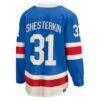 Igor Shesterkin New York Rangers Fashion7 Centennial Breakaway Jersey - Blue - Detail View