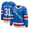 Igor Shesterkin New York Rangers Fashion7 Centennial Breakaway Jersey - Blue - Front View
