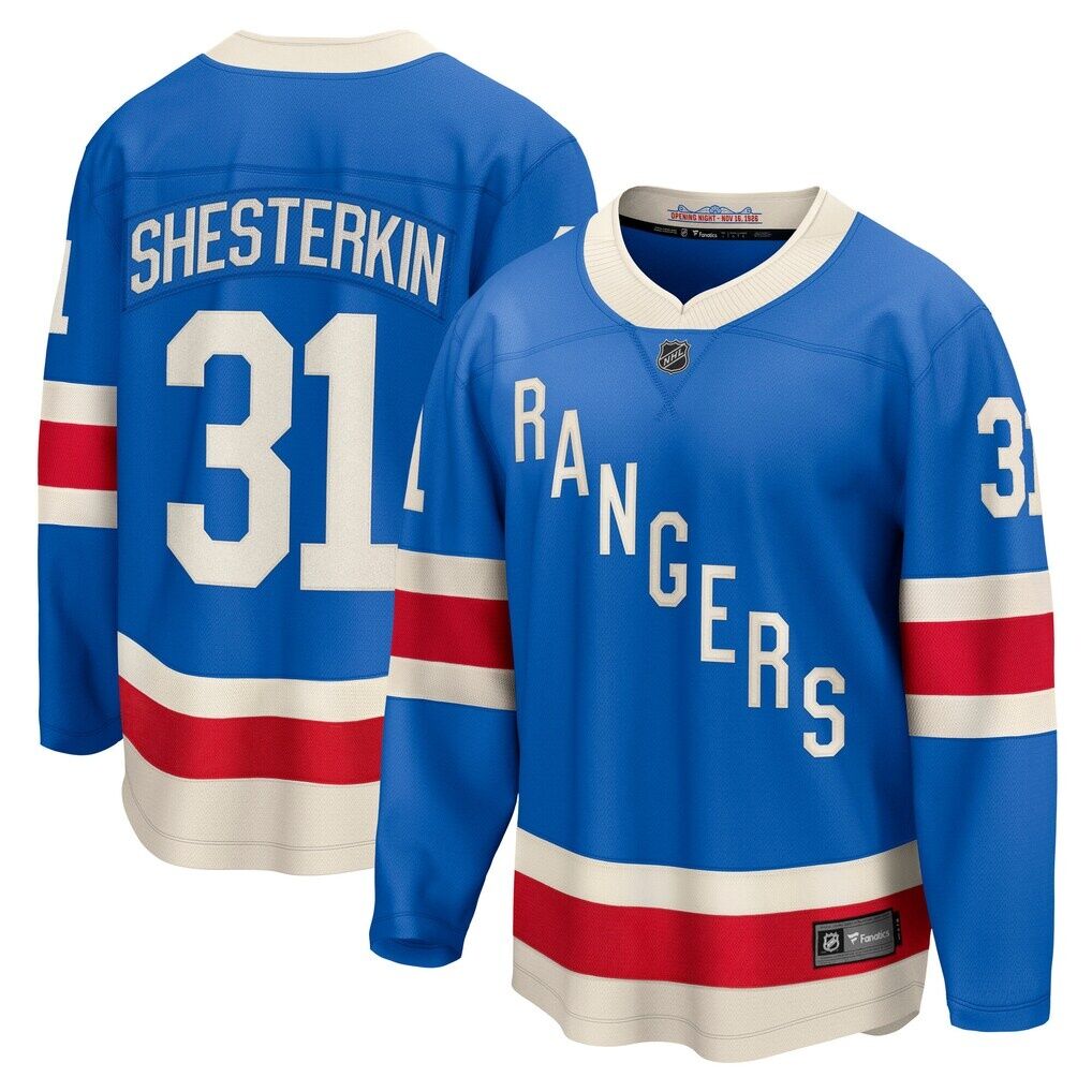 Igor Shesterkin New York Rangers Fashion7 Centennial Breakaway Jersey