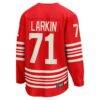 Dylan Larkin Detroit Red Wings Fashion7 Centennial Breakaway Player Jersey - Red - Detail View