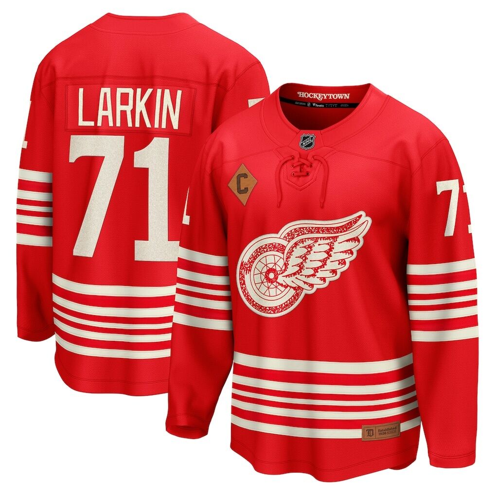 Dylan Larkin Detroit Red Wings Fashion7 Centennial Breakaway Player Jersey