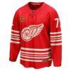 Dylan Larkin Detroit Red Wings Fashion7 Centennial Breakaway Player Jersey - Red - Side View