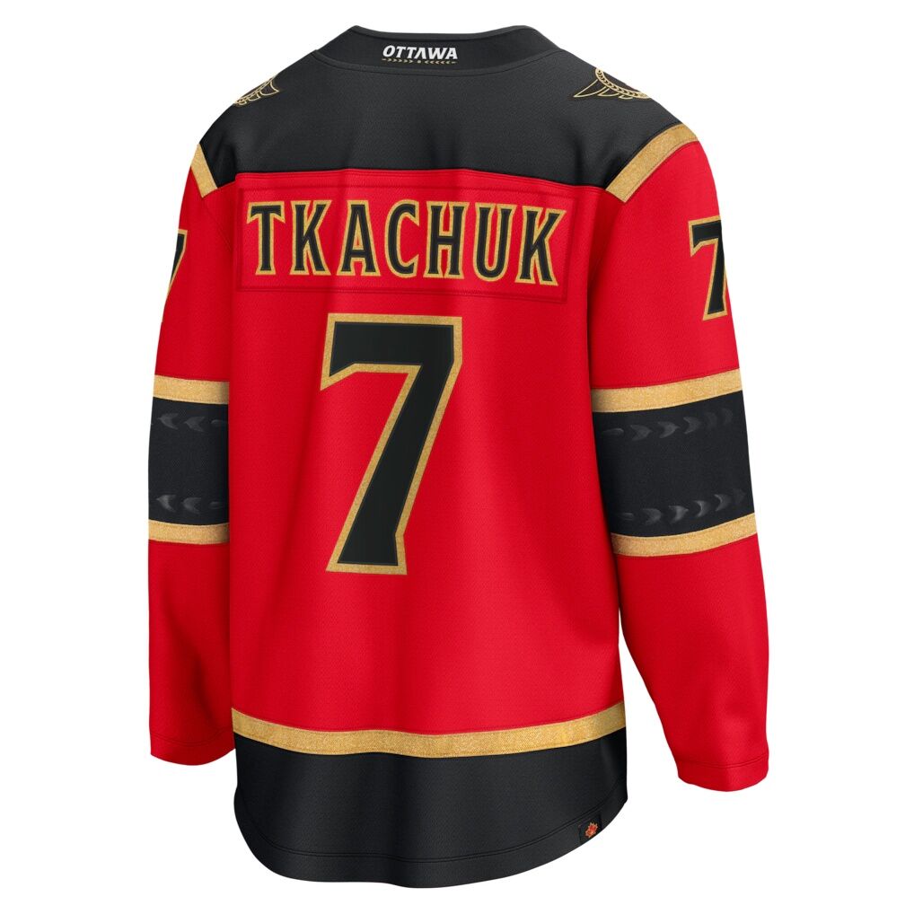 Brady Tkachuk Ottawa Senators Fashion7 Alternate Breakaway Jersey